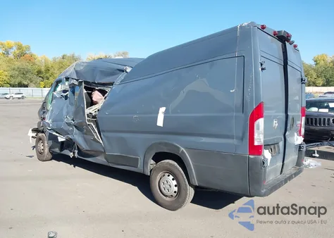 2021 Ram Promaster 3500 Cargo Van High Roof 159 Wb Ext из США, поврежденный, VIN 3C6MRVJG8ME571532